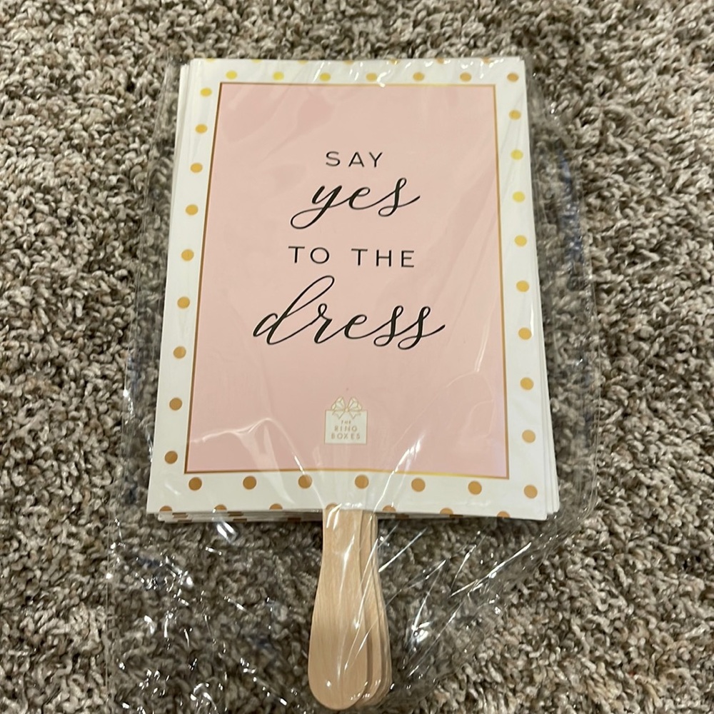 Say yes to the dress cards